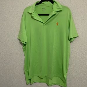 Men’s Large Green Performance Polo